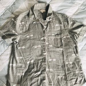 Loft polar bear pajama top